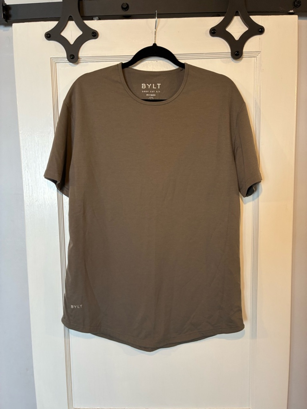 BYLT Basics Short Sleeve Crew in Olive Brown